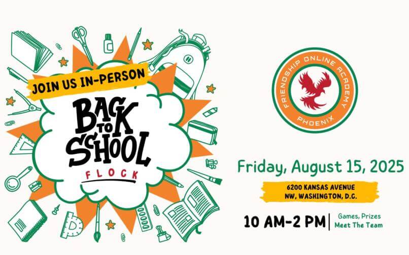 graphic with back to school gathering info