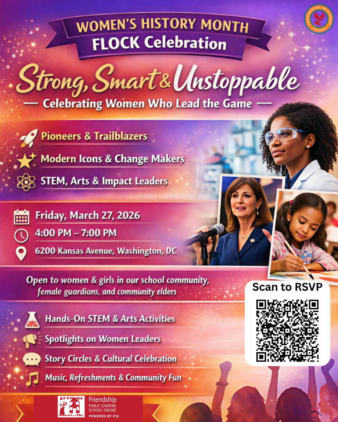 women's history month flyer